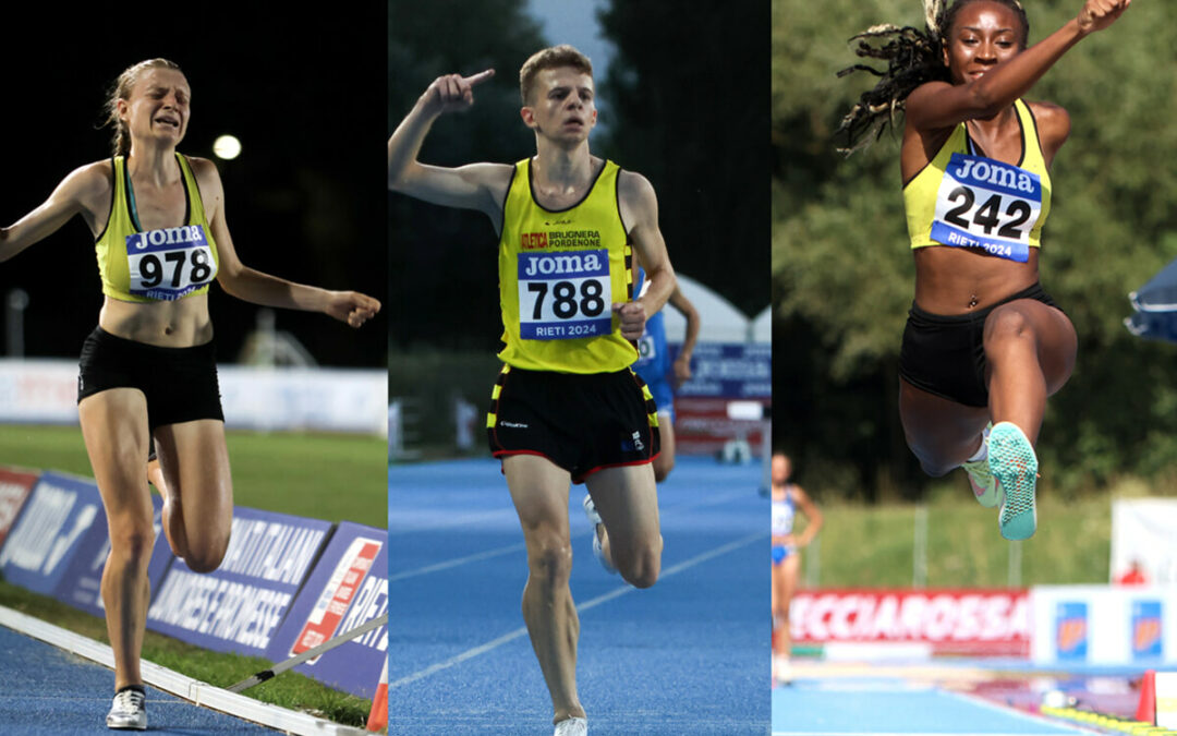 Atletica, ricco medagliere per Friulintagli Brugnera ai Campionati italiani juniores